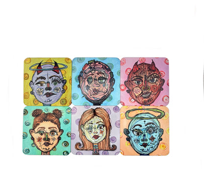 Swirls Collection Coaster Set
